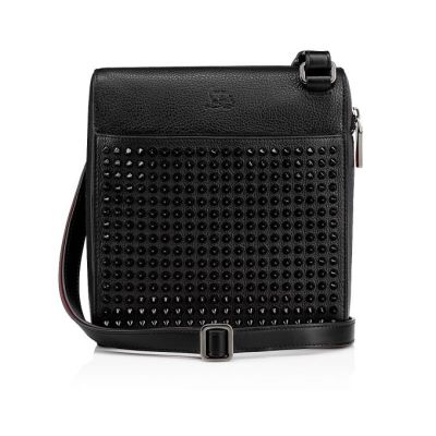 Bolso Mensajero Benech Reporter Christian Louboutin Hombre - Negros - 1200070N142